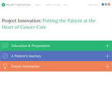 Tablet Screenshot of projectinnovation.org